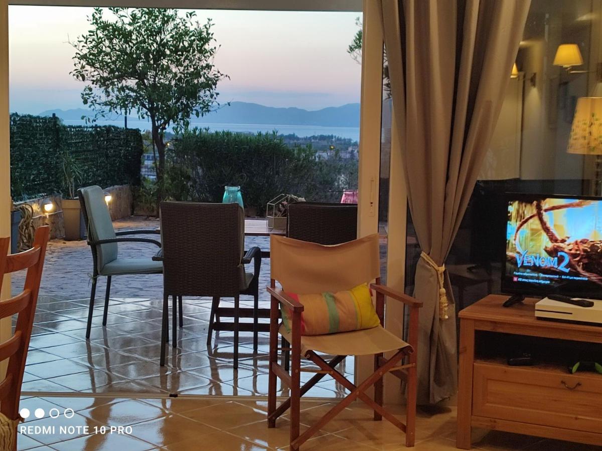 Andrew'S Sunset View Apartment Loutráki Esterno foto
