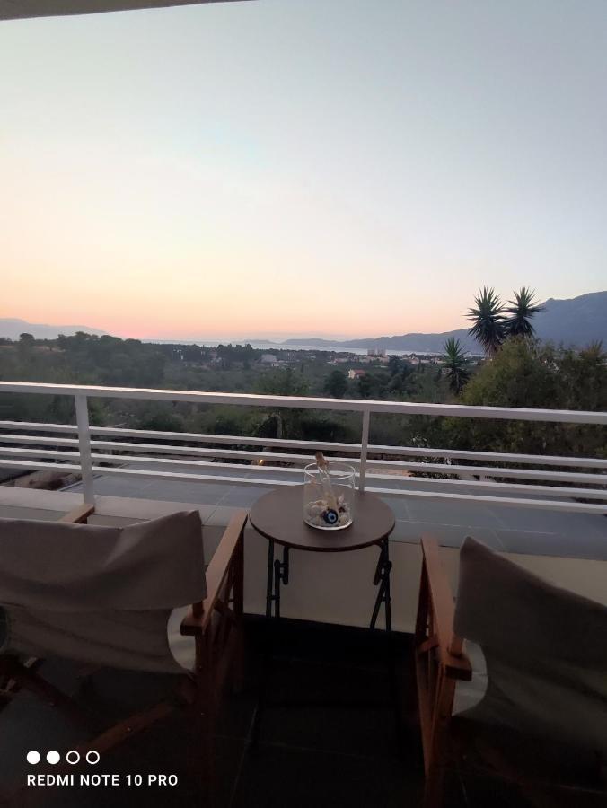 Andrew'S Sunset View Apartment Loutráki Esterno foto
